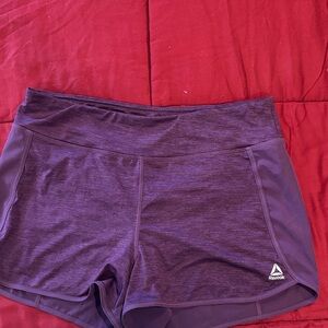 Reebok Women's Athletic Purple Shorts